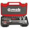 BOX MEDIUM 1/4+1/2 6 P. CLIQUET ROND 33 PCS MOB - 9436033001MOB OUTILLAGE 2 BOX MEDIUM 1/4+1/2 6 P. CLIQUET ROND 33 PCS MOB - 9436033001MOB OUTILLAGE -Milwaukee Tool Shop M0389436033001 01 1