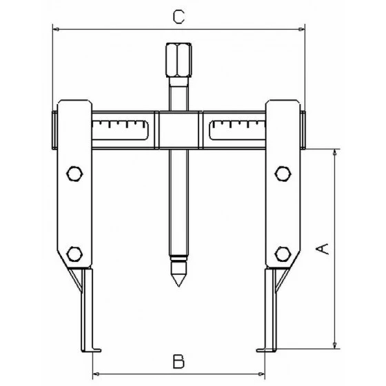 EXTRACTEUR 3 GRIFFES A PIEDS FINS SAM OUTILLAGE - EX32030 4 EXTRACTEUR 3 GRIFFES A PIEDS FINS SAM OUTILLAGE - EX32030 – Image 2