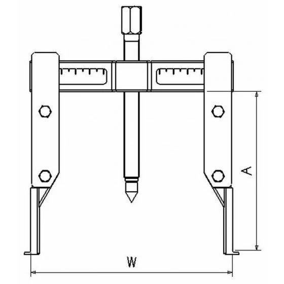 EXTRACTEUR 2 GRIFFES A PIEDS FINS SAM OUTILLAGE - EX3201 5 EXTRACTEUR 2 GRIFFES A PIEDS FINS SAM OUTILLAGE - EX3201 – Image 3